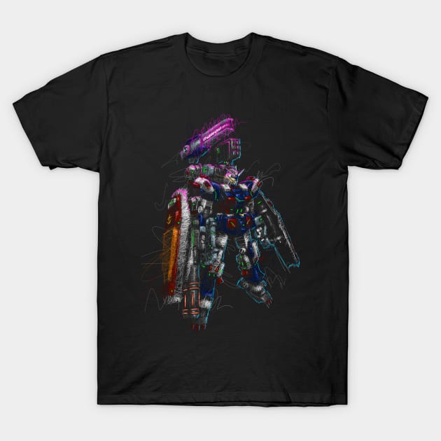 Gundam thunderbolt T-Shirt by Shawngkolon